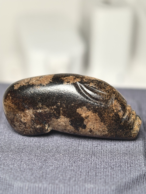 古玩玉器仿古玉豬真品鑒賞圖