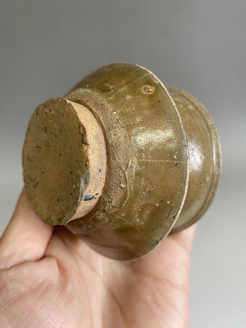 古玩陶瓷青釉盞托真品鑒賞圖