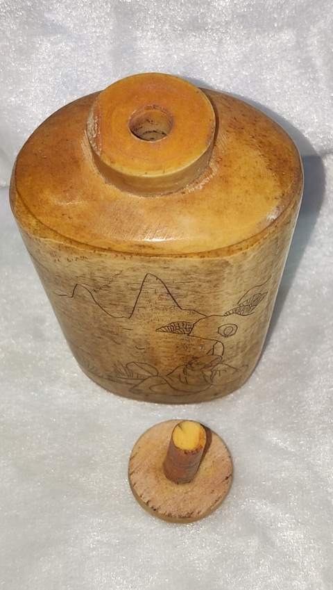 古玩字畫(huà)骨質(zhì)鼻煙壺真品鑒賞圖