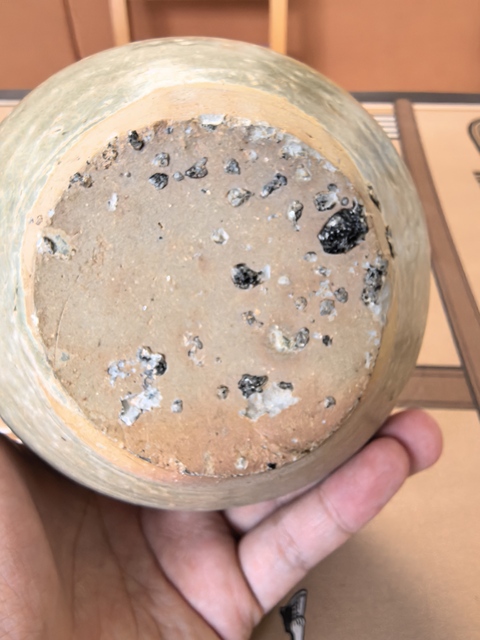 古玩陶瓷南北朝時期越窯青瓷四系罐拍賣,當前價格5980元
