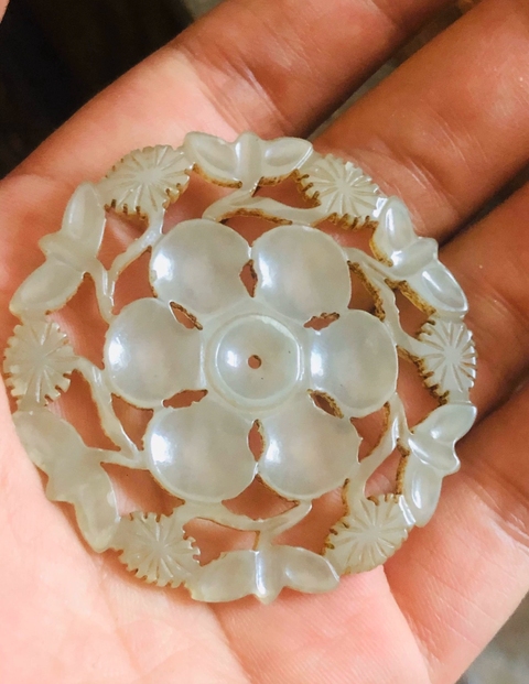 古玩玉器玉花佩真品鑒賞圖