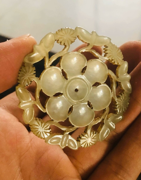 古玩玉器玉花佩真品鑒賞圖