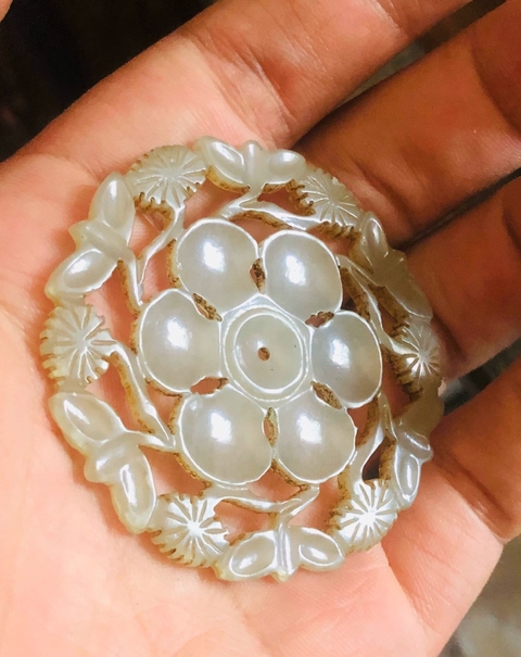 古玩玉器玉花佩真品鑒賞圖