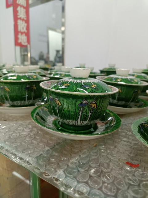 古玩陶瓷 三才蓋杯真品鑒賞圖
