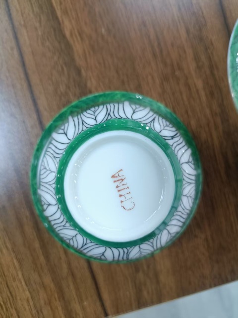 古玩陶瓷 三才蓋杯真品鑒賞圖