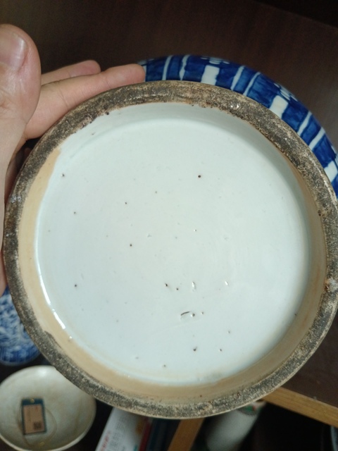 古玩陶瓷青花花卉紋獅耳琵琶尊真品鑒賞圖