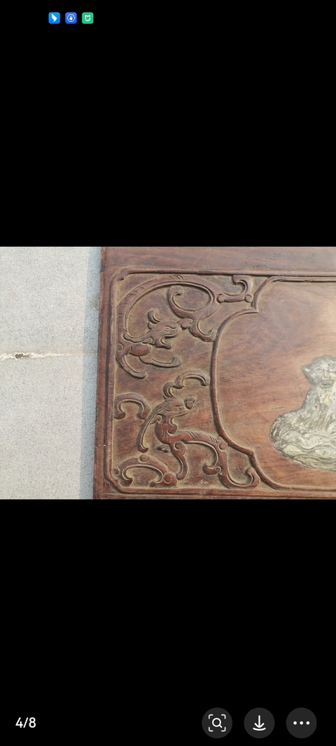 古玩雜項雕花板真品鑒賞圖
