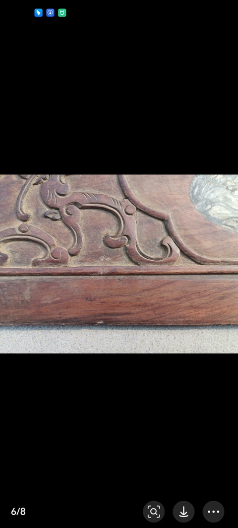古玩雜項雕花板真品鑒賞圖