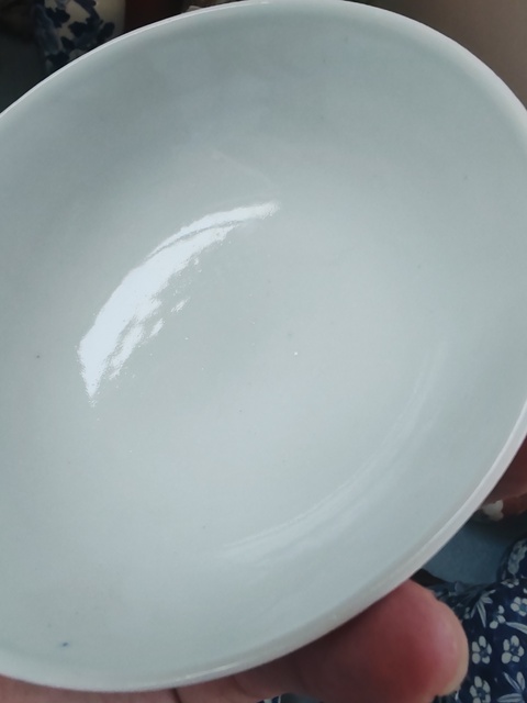 古玩陶瓷清中晚時期青花山水樓閣紋碗拍賣,當前價格880元
