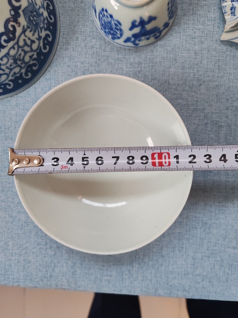 古玩陶瓷清中晚時期青花山水樓閣紋碗拍賣,當前價格880元