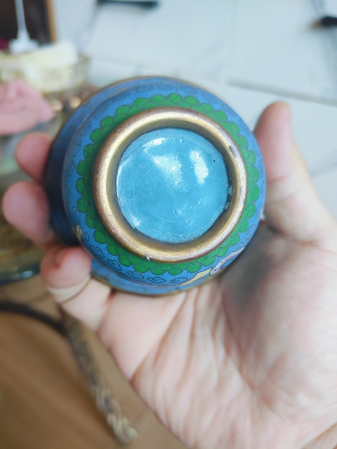 古玩銅器掐絲琺瑯真品鑒賞圖
