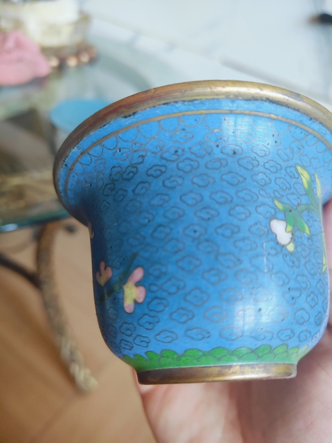古玩銅器掐絲琺瑯真品鑒賞圖