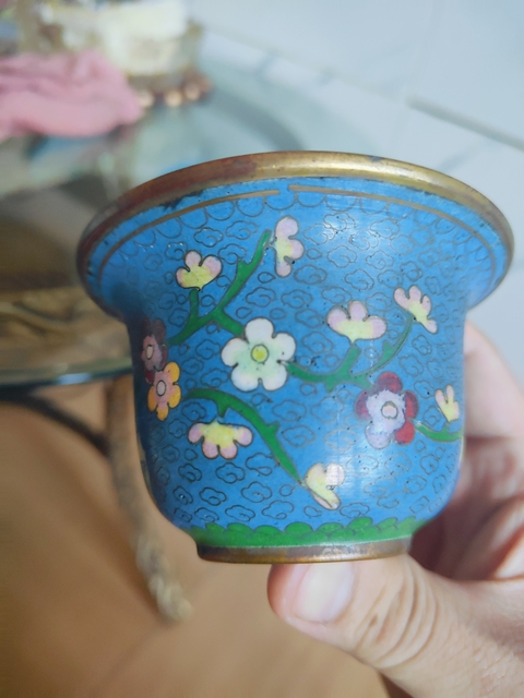 古玩銅器掐絲琺瑯真品鑒賞圖