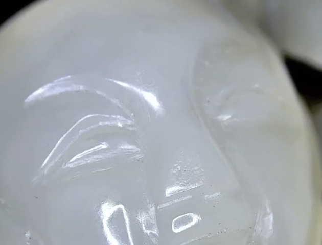 古玩玉器童子戲犬真品鑒賞圖
