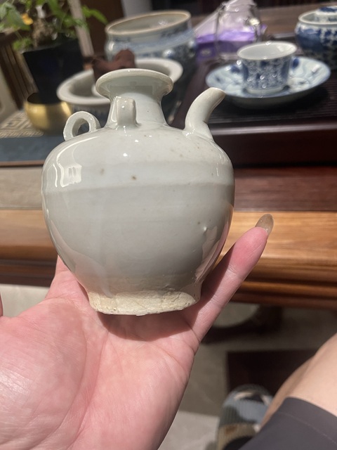 古玩陶瓷清代白釉三系真品鑒賞圖