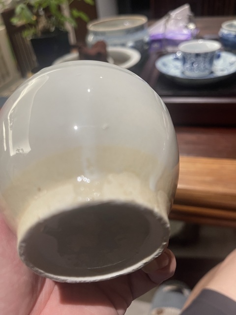 古玩陶瓷清代白釉三系真品鑒賞圖