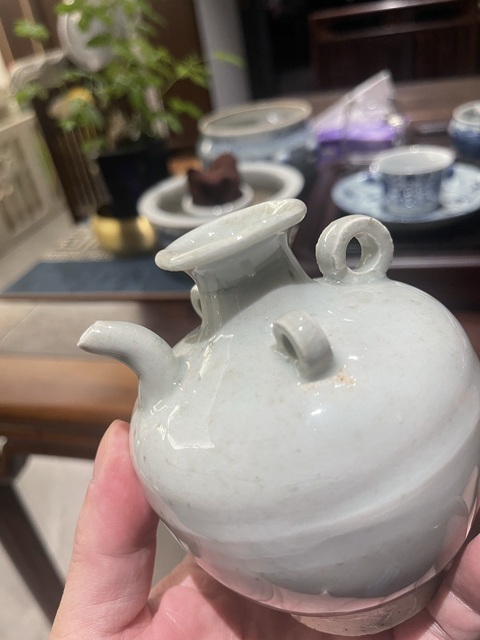 古玩陶瓷清代白釉三系真品鑒賞圖