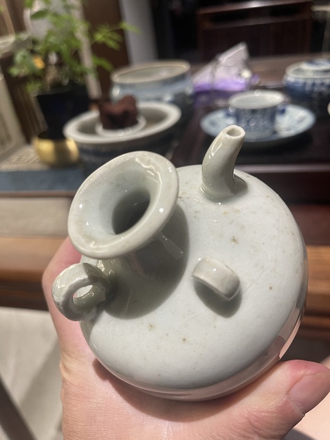 古玩陶瓷清代白釉三系真品鑒賞圖