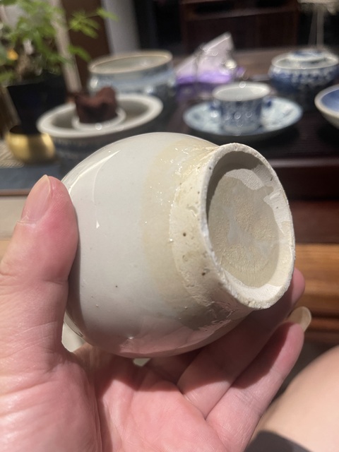 古玩陶瓷清代白釉三系真品鑒賞圖