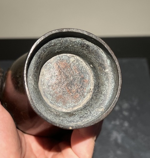 古玩銅器銅瓶真品鑒賞圖