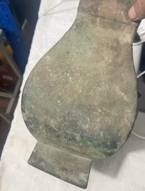 古玩銅器銅鈁真品鑒賞圖