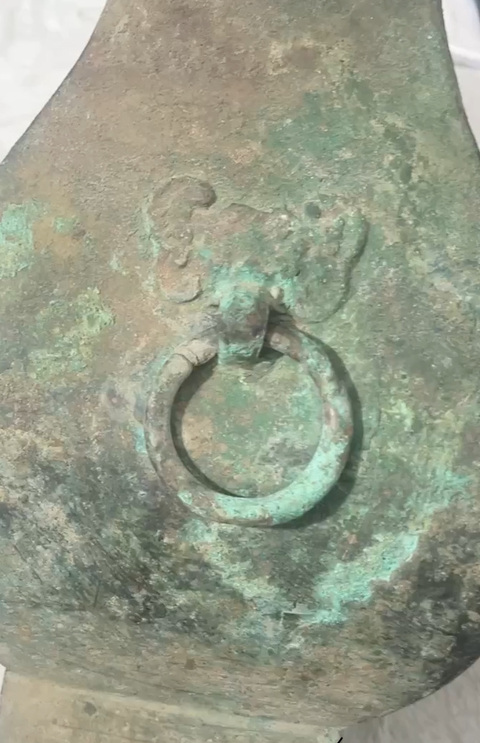 古玩銅器銅鈁真品鑒賞圖