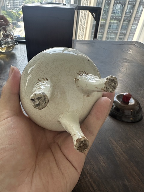 古玩陶瓷漳州窯哥釉爐真品鑒賞圖