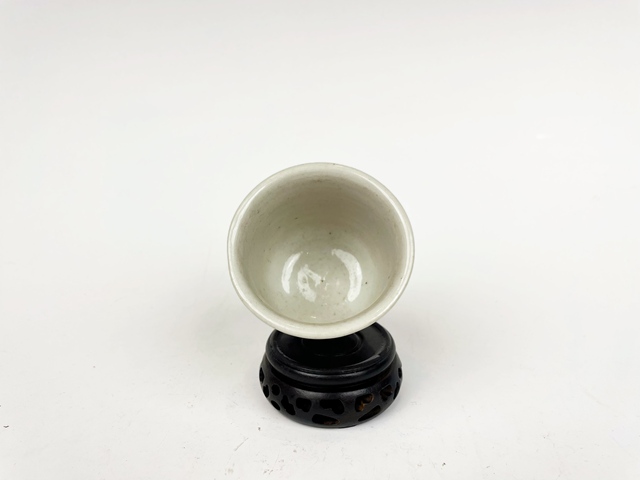 古玩陶瓷清中期·青花花卉仰鐘杯拍賣,當前價格0元