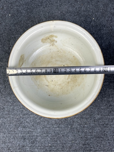 古玩陶瓷康熙青花雙龍戲珠紋三足羅漢爐真品鑒賞圖
