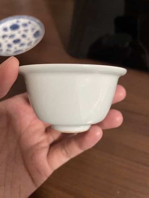 古玩陶瓷白釉杯真品鑒賞圖
