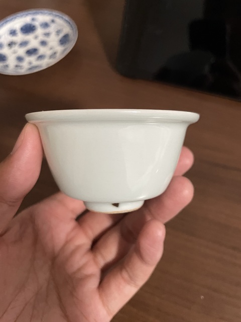 古玩陶瓷白釉杯真品鑒賞圖