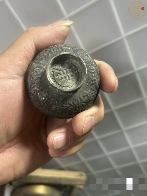 古玩雜項壽字紋碗真品鑒賞圖