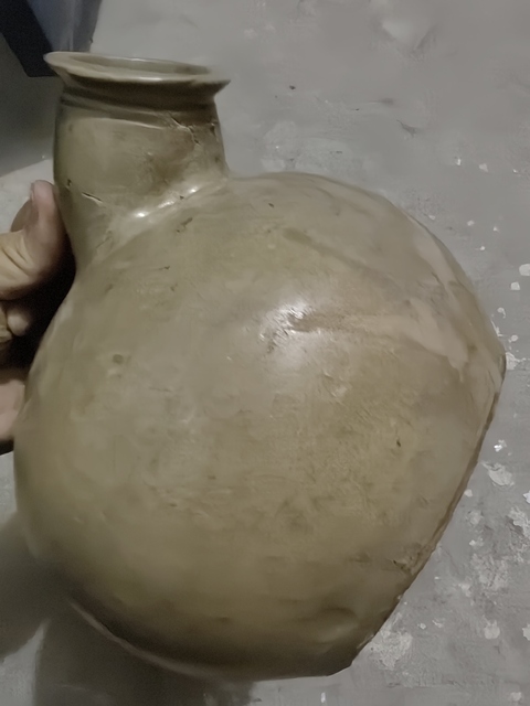 古玩陶瓷越窯青瓷虎子真品鑒賞圖
