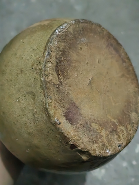 古玩陶瓷越窯青瓷虎子真品鑒賞圖