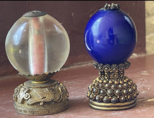 古玩雜項帽頂真品鑒賞圖