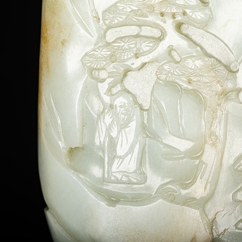 古玩玉器山子真品鑒賞圖