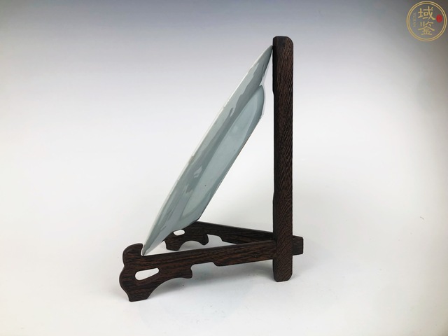 古玩陶瓷康熙·青花金彩鶴紋盤真品鑒賞圖