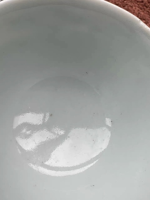 古玩陶瓷團龍紋青花杯真品鑒賞圖