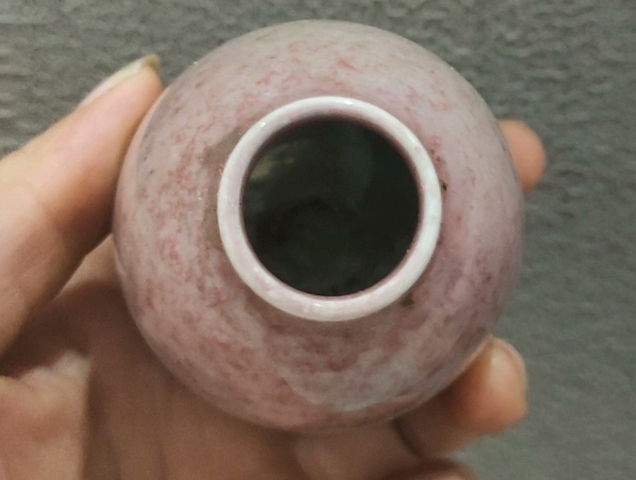 古玩陶瓷豇豆紅水盂真品鑒賞圖