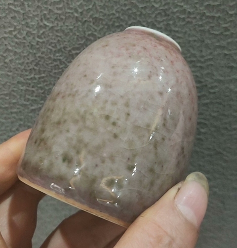 古玩陶瓷豇豆紅水盂真品鑒賞圖