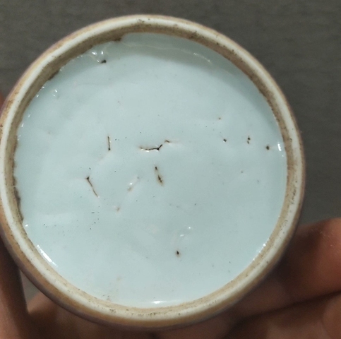 古玩陶瓷豇豆紅水盂真品鑒賞圖