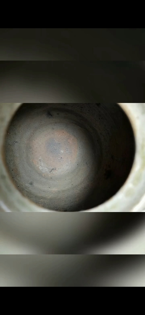 古玩陶瓷越窯青釉四系罐真品鑒賞圖