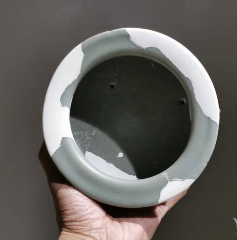 古玩陶瓷青瓷鬲式爐標本真品鑒賞圖