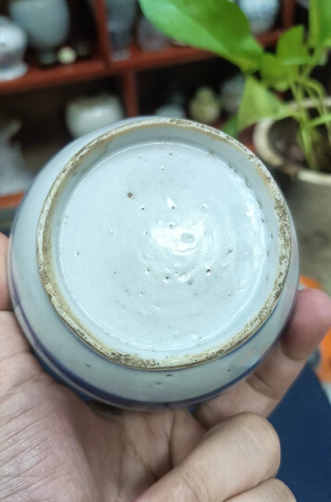 古玩陶瓷乾隆青花小罐拍賣,當前價格980元