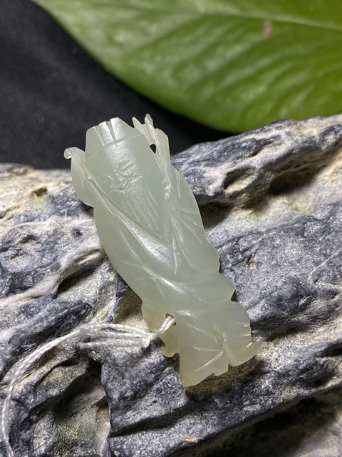 古玩玉器(一口價放漏)清代和田玉雕“壽星”拍賣,當前價格800元