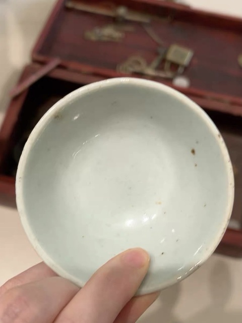 古玩陶瓷青花杯真品鑒賞圖