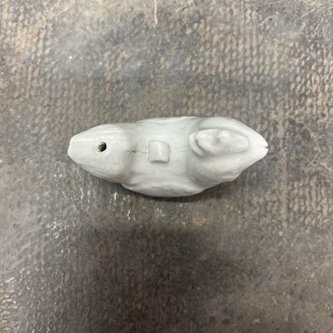 古玩陶瓷文房大雞青釉水滴真品鑒賞圖
