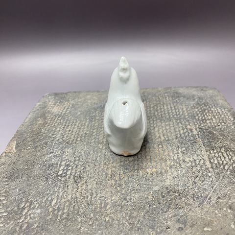 古玩陶瓷文房大雞青釉水滴真品鑒賞圖