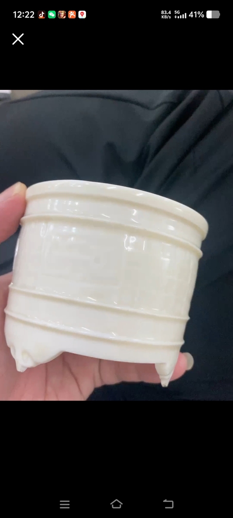 古玩陶瓷德化窯香爐真品鑒賞圖