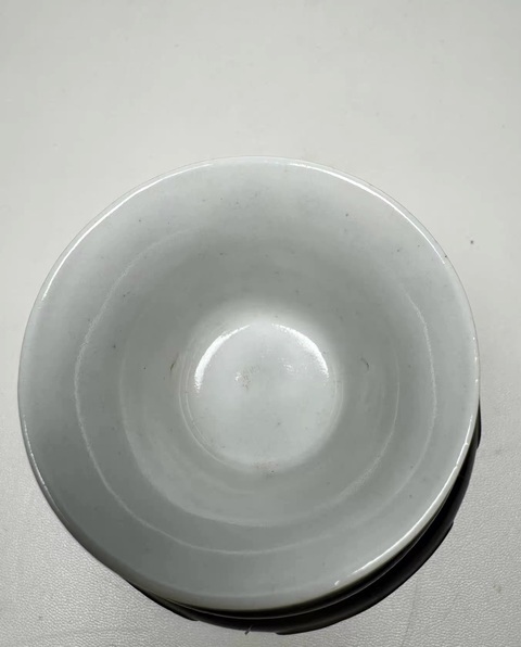 古玩陶瓷鳳紋青花杯真品鑒賞圖